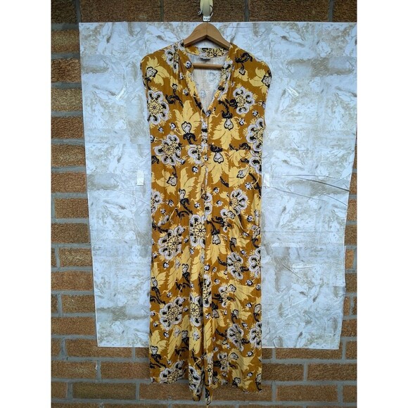 THE ODELLS KAVALA JUMPSUIT - SUNTAN MULTI SIZE MEDIUM - Picture 5 of 12